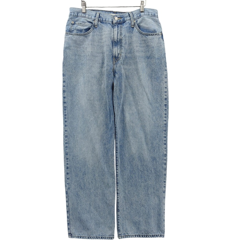 Levi Womens Retro 90s Y2K 94 Baggy Relaxed Jeans 33 Light Wash Blue High Rise